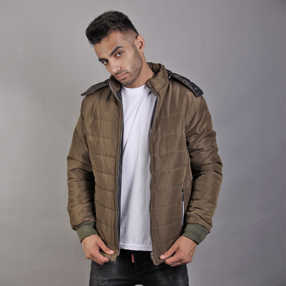 کاپشن denim سبز